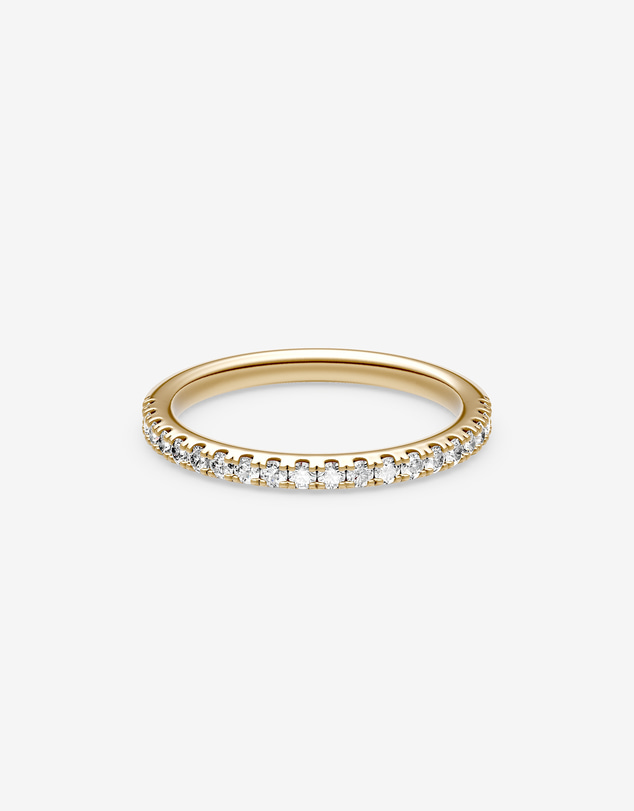 Michael Hill - Wedding Band with 0.34 Carat TW of Diamonds in 14kt Yellow Gold