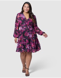 Pink Dusk by Curve Project - Ravished Mini Dress