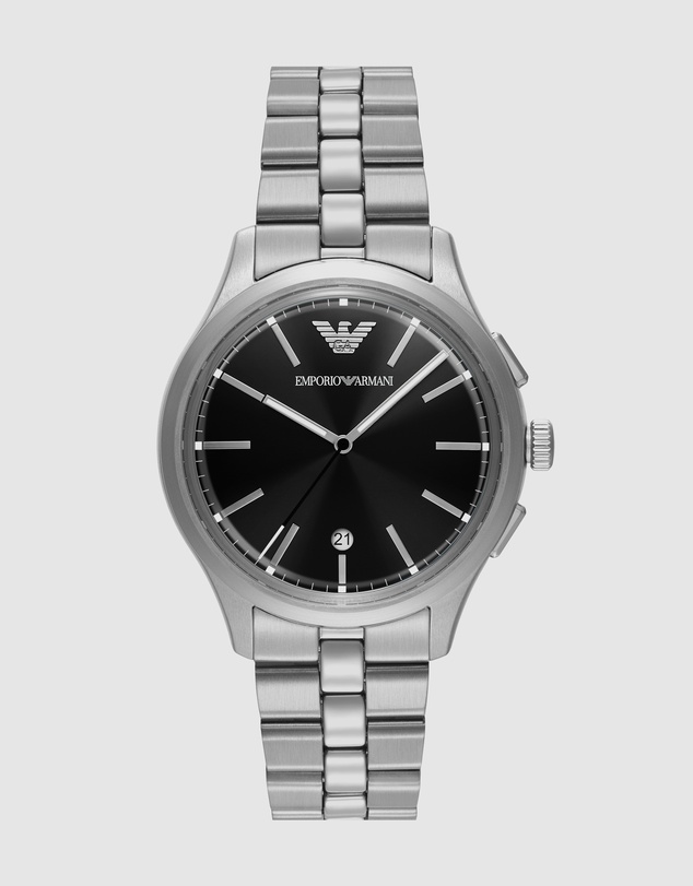 Emporio Armani - Silver Tone Analogue Watch