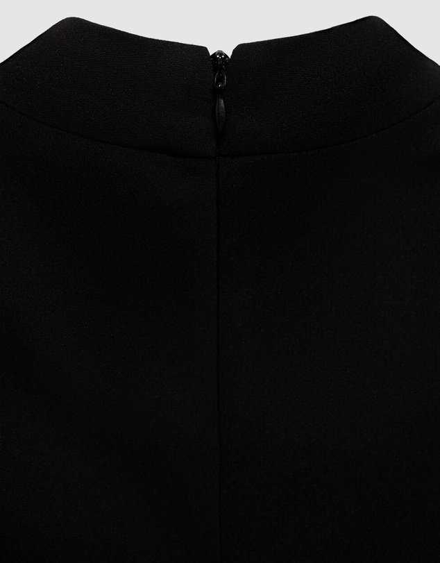 M.N.G - High-Neck Dress With Ruffle