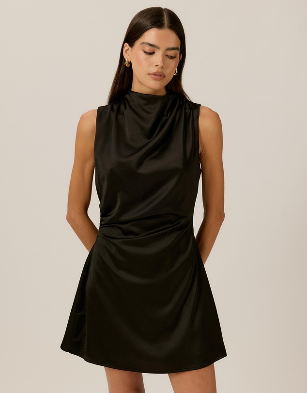 Tussah - Cowl Neck Mini Dress
