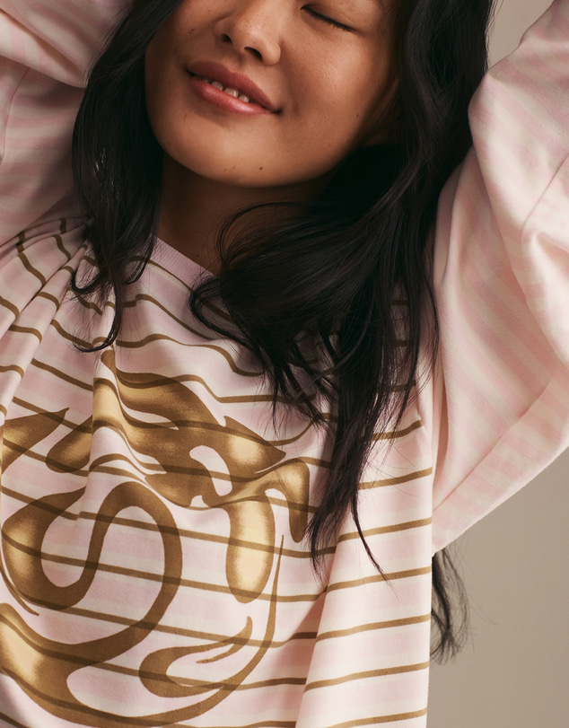 Resting - CloudKnit Jersey Stevie Long Sleeve Nightie