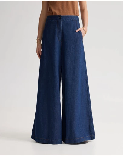 Oxford - Jade Wide Leg Pant