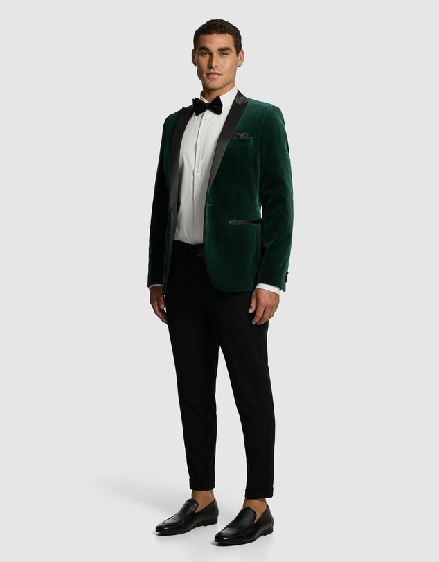 yd. - Milan Velvet Tuxedo Jacket