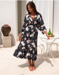 Nip Tuck Swim - Evening Shadow Corrimal One Size Maxi Dress