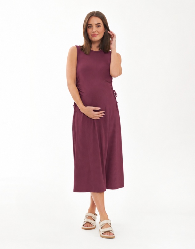 Ripe Maternity - Carol Rib A-line Dress