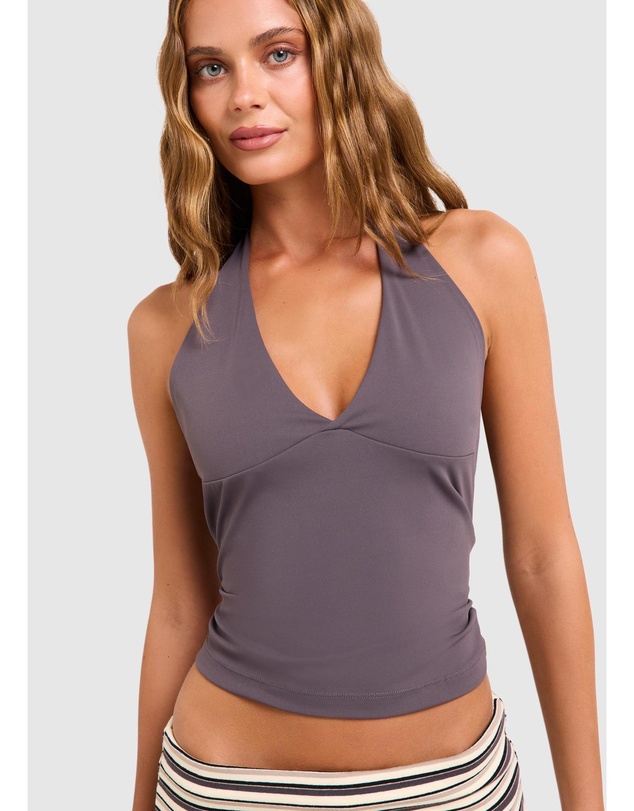 General Pants Co. Basics - Plunge Halter Top