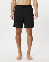 Tommy Hilfiger - Long Drawstring Swim Shorts