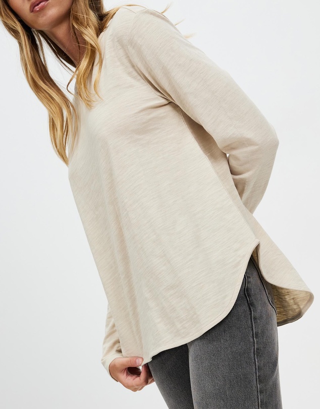 White By FTL - Leo Long Sleeve Tee