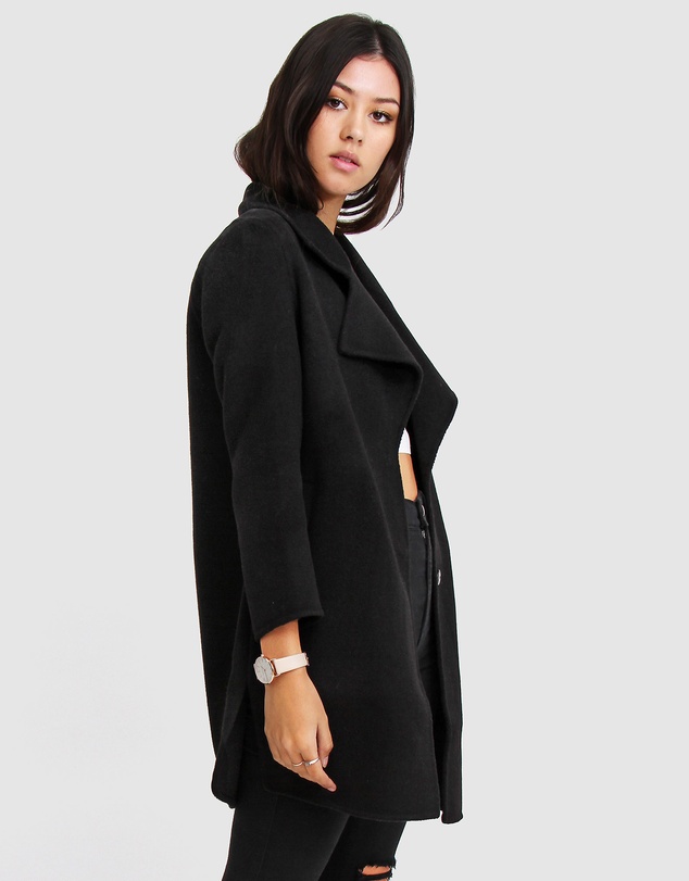 Belle & Bloom - Ex-Boyfriend Wool Blend Oversized Coat