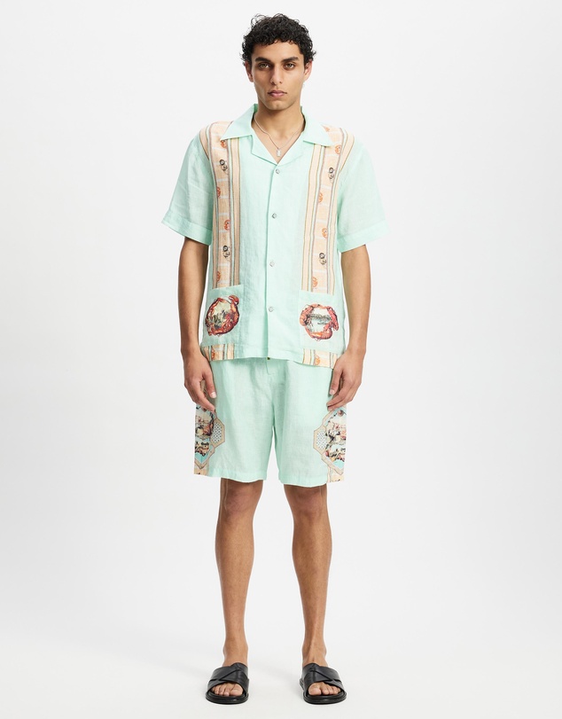 Camilla - Short Sleeve Cabana Shirt