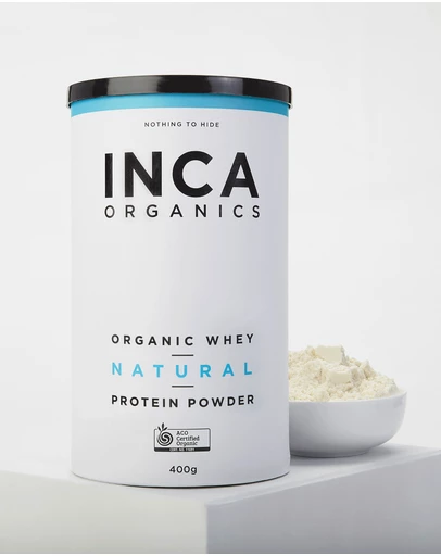 Inca Organics - Certified Organic Whey Protein Powder - Natural (Unflavoured)