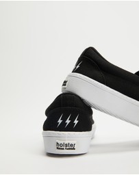 Holster - Mavericks Slip-On Sneakers - Black - Unisex