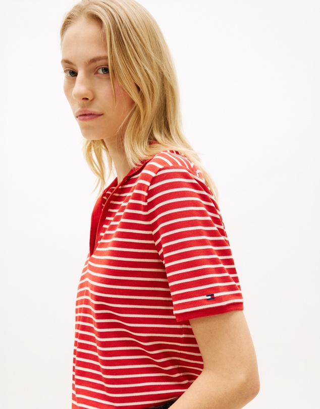 Tommy Hilfiger - Relaxed Fit Open Placket Pique Polo Shirt