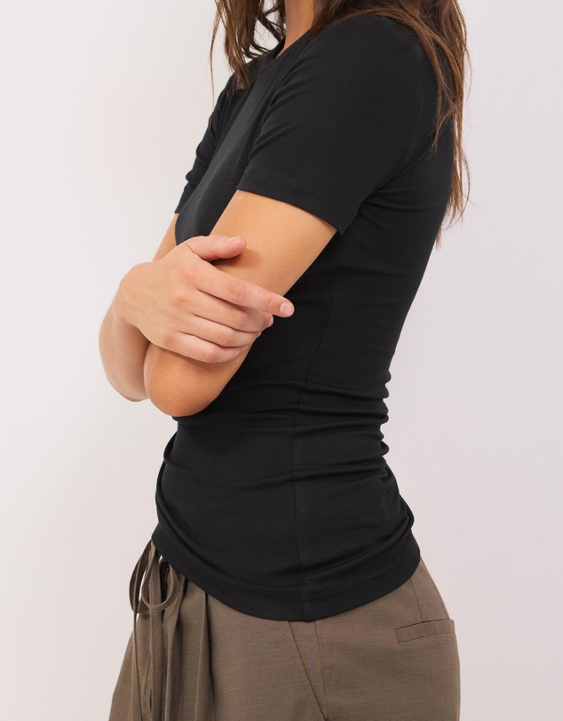 Calli - Noah Assymetric Drawstring Tee