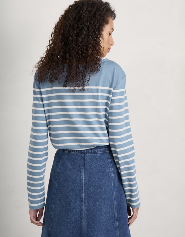 Seasalt - Seasalt Cornwall Blue Sailor Shirt