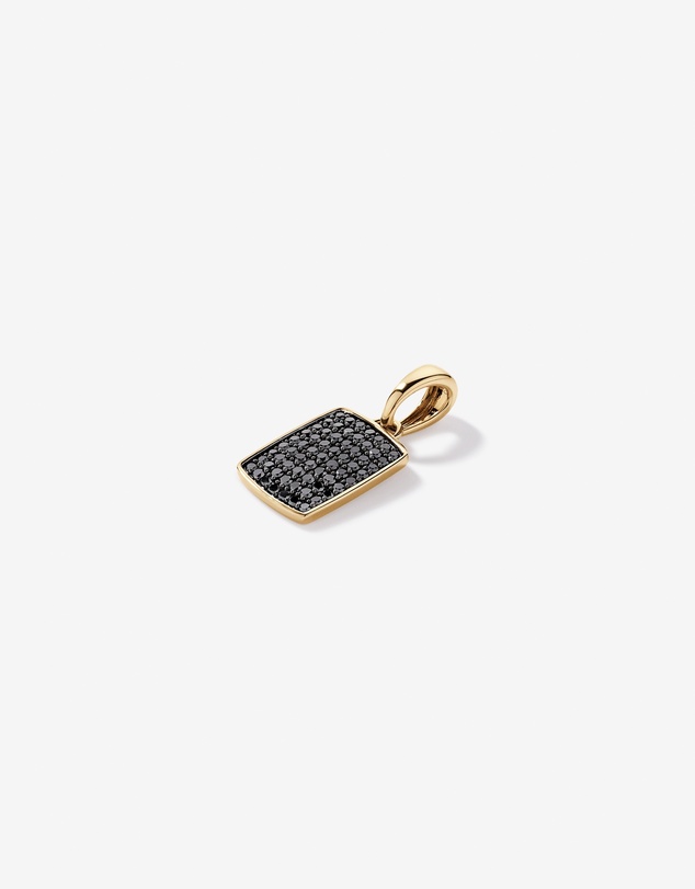 Michael Hill - 1.00 Carat TW Black Diamond Pendant in 10kt Yellow Gold