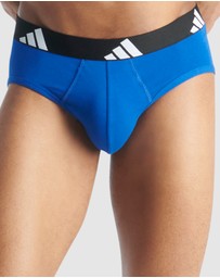 adidas Sportswear - 3 Pack Active Flex Cotton Brief Underwear