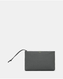 Oroton - Marais Wristlet Pouch Texture