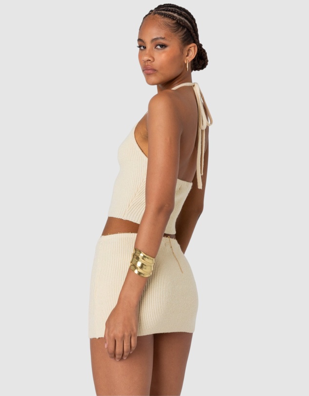 EDIKTED - Fiona Cinched Knit Top