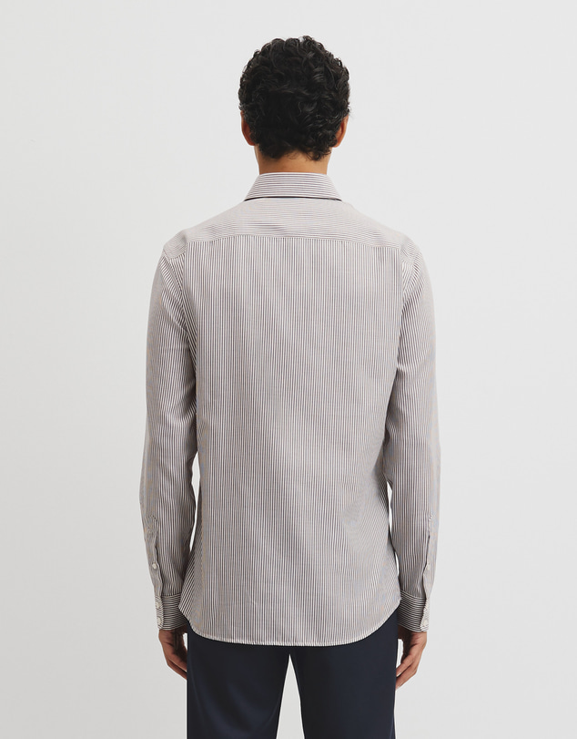 Country Road - Slim Fit Stripe Travel Shirt