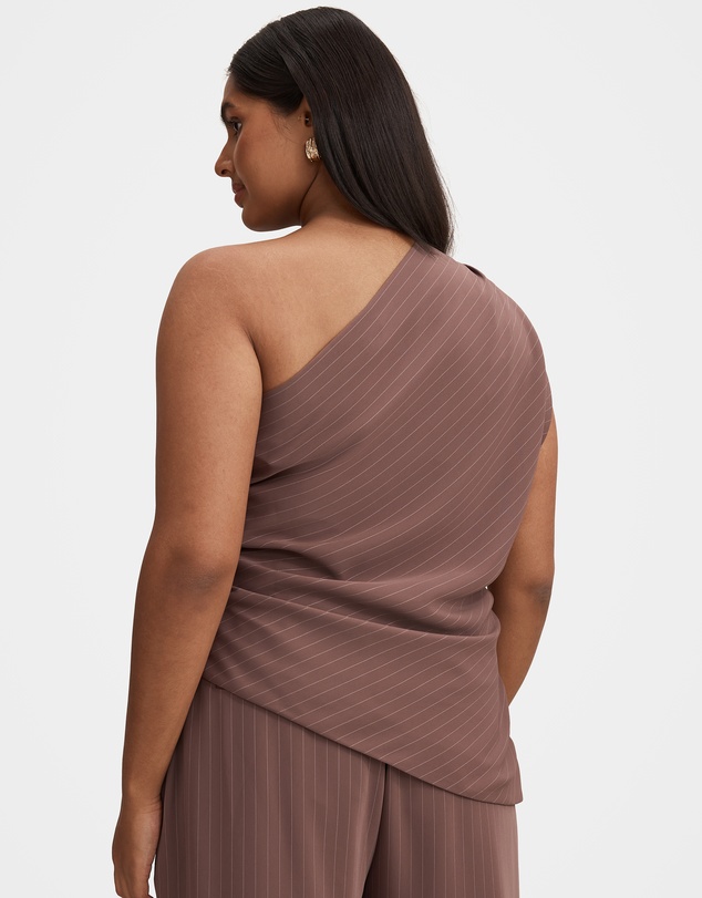 Forever New Curve - Willow Curve Asymmetrical Neck Tuck Top