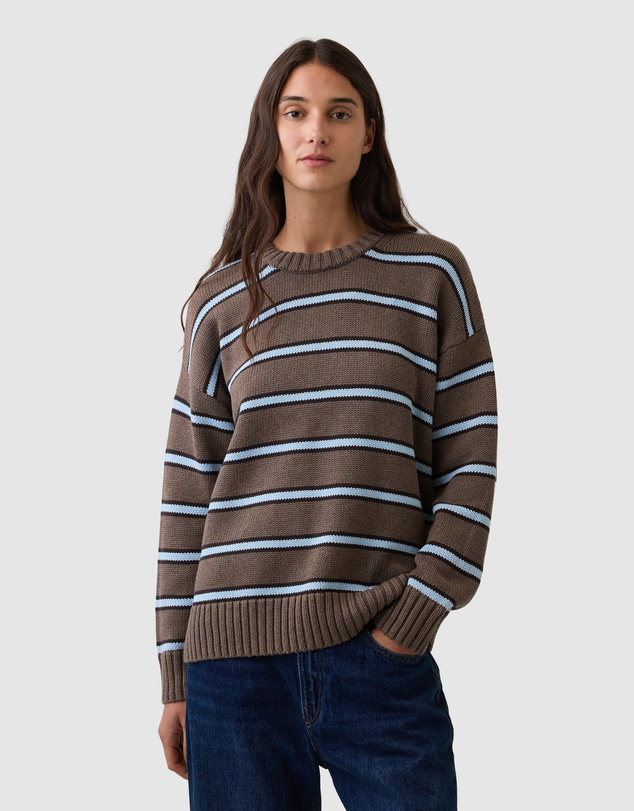 GAP - Cotton Oversized Boyfriend Crew Pullover