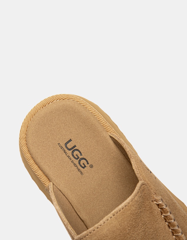 EVERAU - Australian Shepherd Ugg Haive Cow Suede Upper Loafer Oxfords Flats