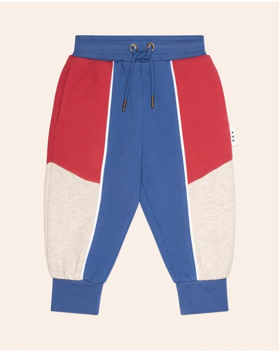 Huxbaby - Colour Block Spliced Pants - ICONIC EXCLUSIVE - Babies-Kids