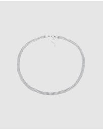 Elli Jewelry - Necklace Choker Links Modern in 925 Sterling Silver