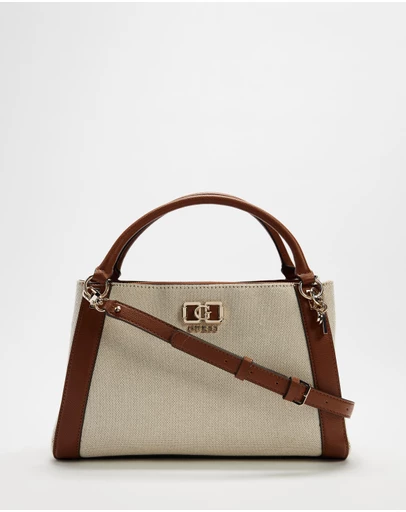 GUESS - Karnilla Girlfriend Satchel Canvas