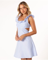 Petal & Pup - Libbie Mini Dress - Blue Stripe
