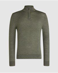 Tarocash - Asher Merino Wool Zip Knit