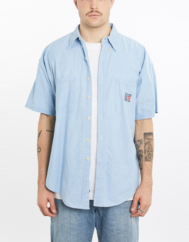 Vintage by The Real Deal - Pre Loved - Vintage Chaps Ralph Lauren Short Sleeve Button Up Shirt