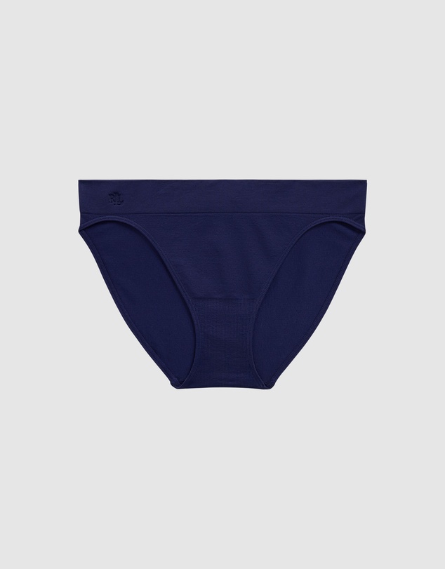 Lauren by Ralph Lauren - Lauren Seamless Recycled Jersey High Leg Bikini Brief