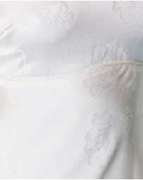 Six Stories - Floral Satin Jacquard Strappy Maxi Dress