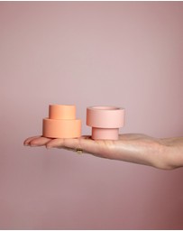 porter green - flipp sml silicone unbreakable candle holder set