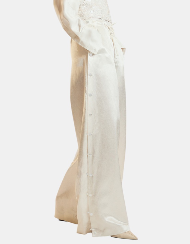 Cynthia Rowley - Wide Leg Snap Pants
