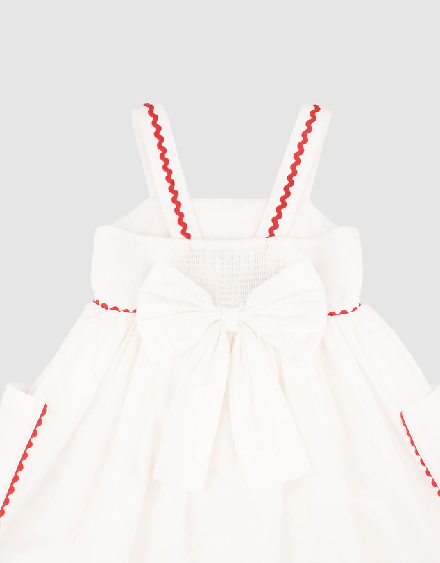 Bebe by Minihaha - Festive Ric Rac Pocket Dress - Kids