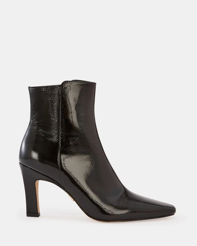 Wittner - Loz Ankle Boot Black Crinkle Patent