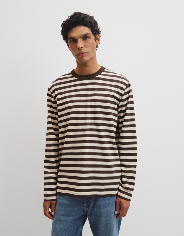 Country Road - Australian Cotton Long Sleeve Stripe T-shirt