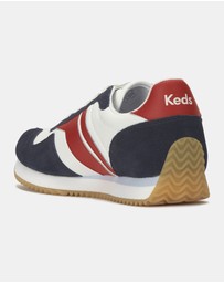 Keds - Rena Nylon/Suede White/Navy/Red
