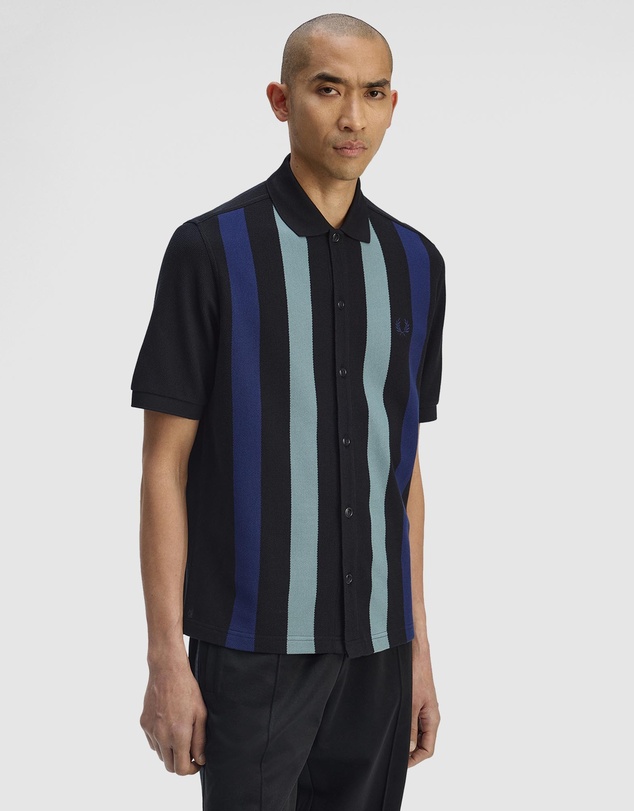 Fred Perry - Vertical Stripe Polo Shirt