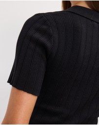 The Fated - Miles Collared Knit Top