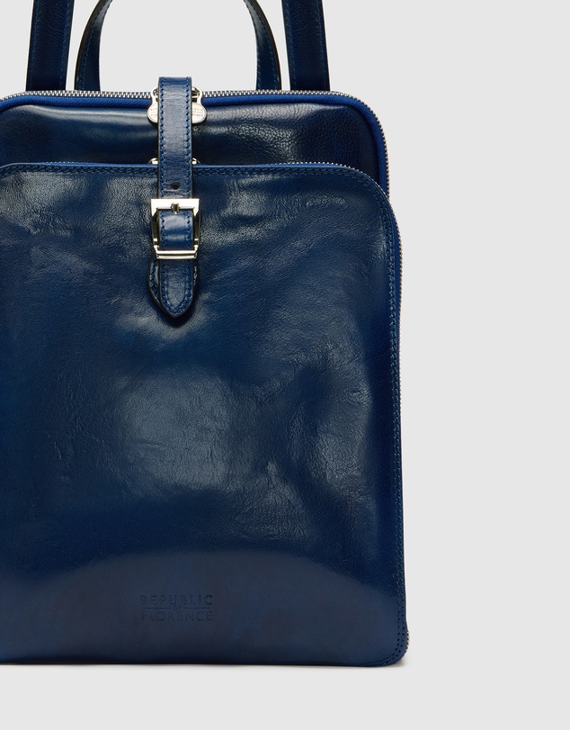 Florence - The Emma Blue 3-in-1 Convertible Backpack