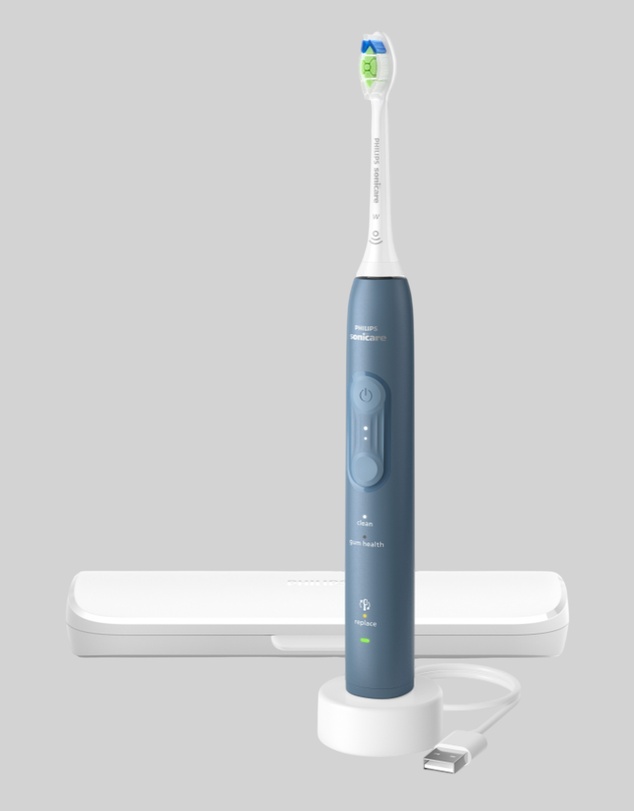 Philips - Philips Sonicare 4100 Electric Toothbrush Marine Blue