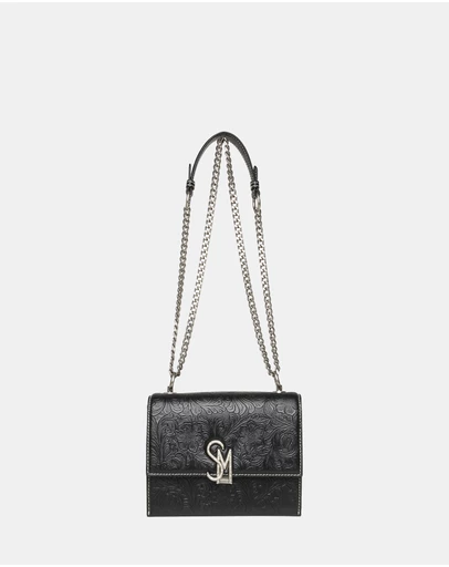 Steve Madden - BPaysons Black/Silver Handbag