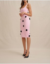 BY JOHNNY. - Anita Spot Midi Dress