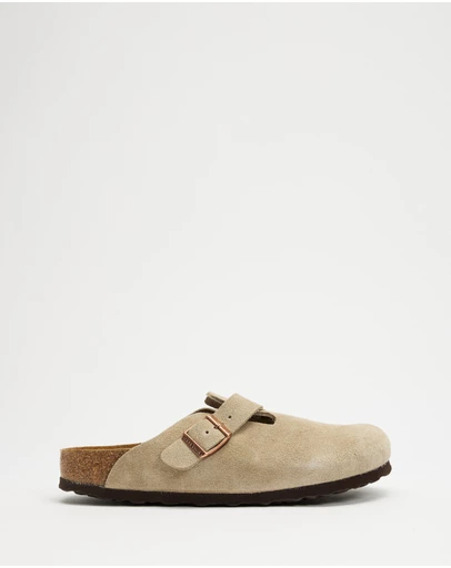 Birkenstock - Boston Suede Leather Narrow - Women's