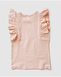 WITH LOVE FOR KIDS - Shimmy Wide Rib Tank Top - Kids